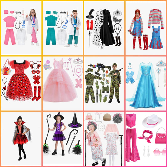 Kids Halloween costume includes everything as seen in photo choose by number below
