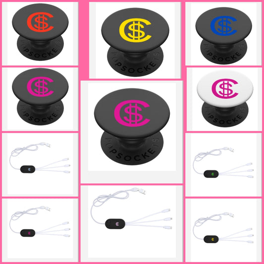 1 item choose your item by the number on it dual link charging cable or pop socket