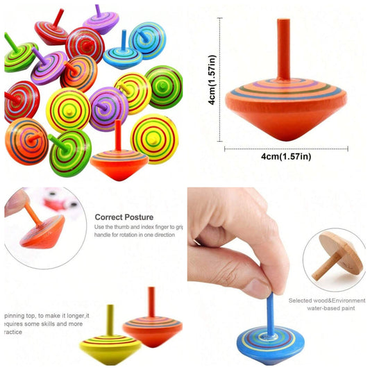 Spinning Tops wood