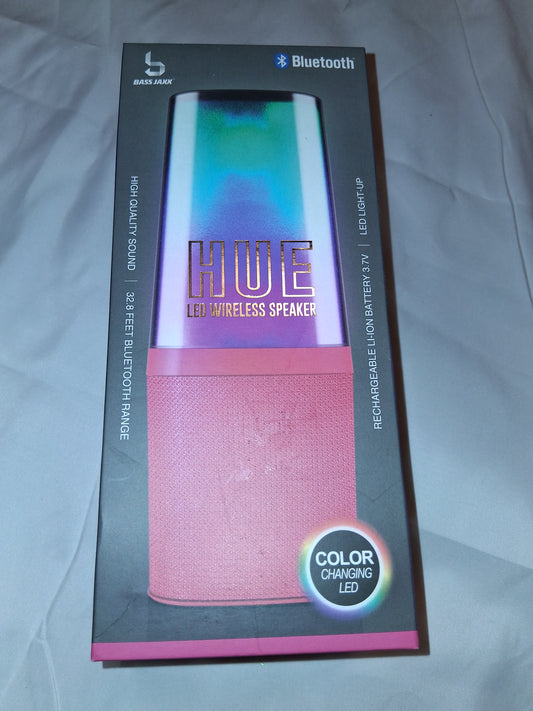 Bluetooth led speaker pink wireless only 1