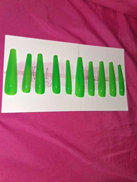 COCOMONEY NAILS CUSTOM 1 OF 1 GLUE ON PRESS ON COMES WITH FREE GIFTS #g6