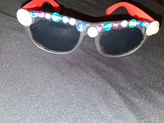 COCOMONEY GLASSES 1 OF A KIND CUSTOM SUN GLASSES PLASTIC 🕶 comes with free gifts 🎁