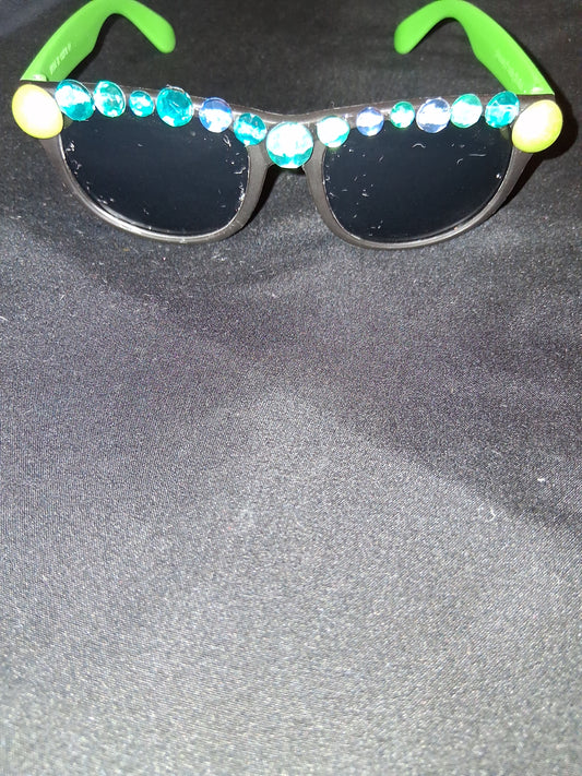 COCOMONEY GLASSES 1 OF A KIND CUSTOM SUN GLASSES PLASTIC 🕶 comes with free gifts 🎁