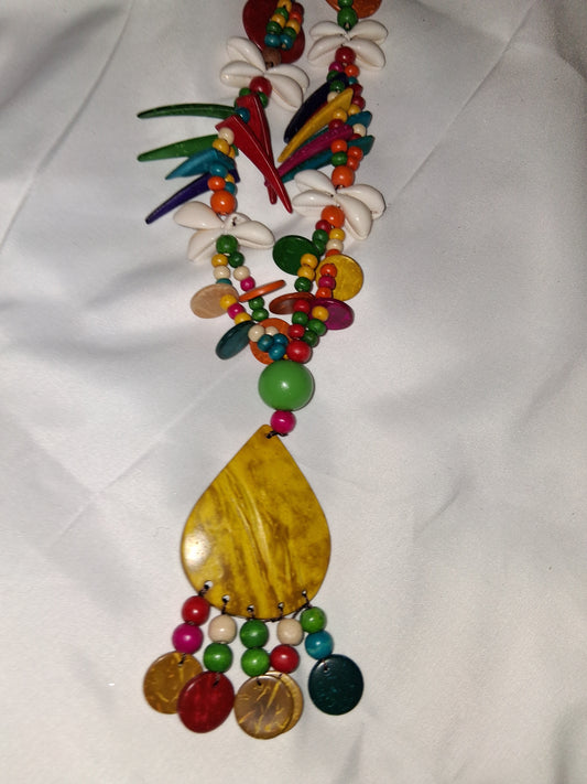 COCOMONEY NECKLACE 60IN CUSTOM JEWELRY only 1