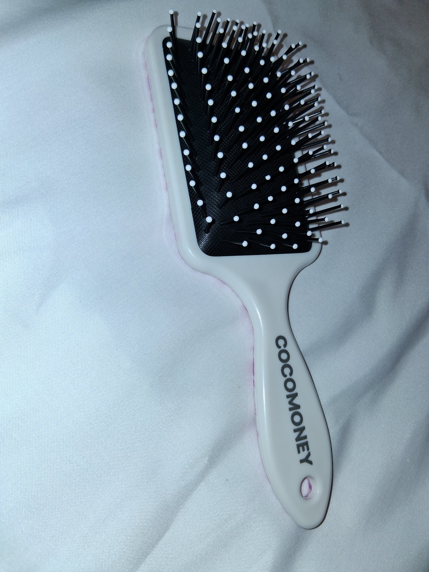 COCOMONEY HAIR BRUSH pink leopard for all hair types plastic material regular size brush
