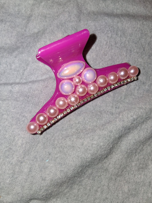COCOMONEY HAIR CLIP 3INCH CUSTOM 1 OF A KIND PIECE with gemstones