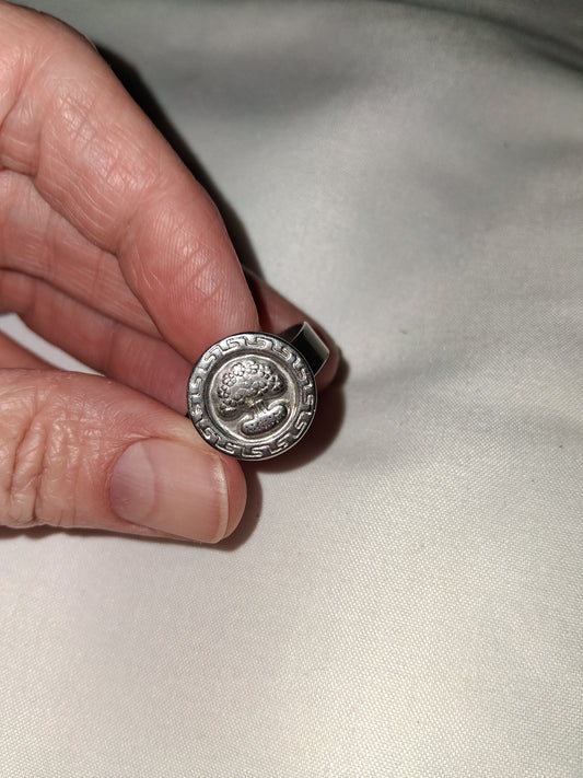 Mens stainless steel ring size 12