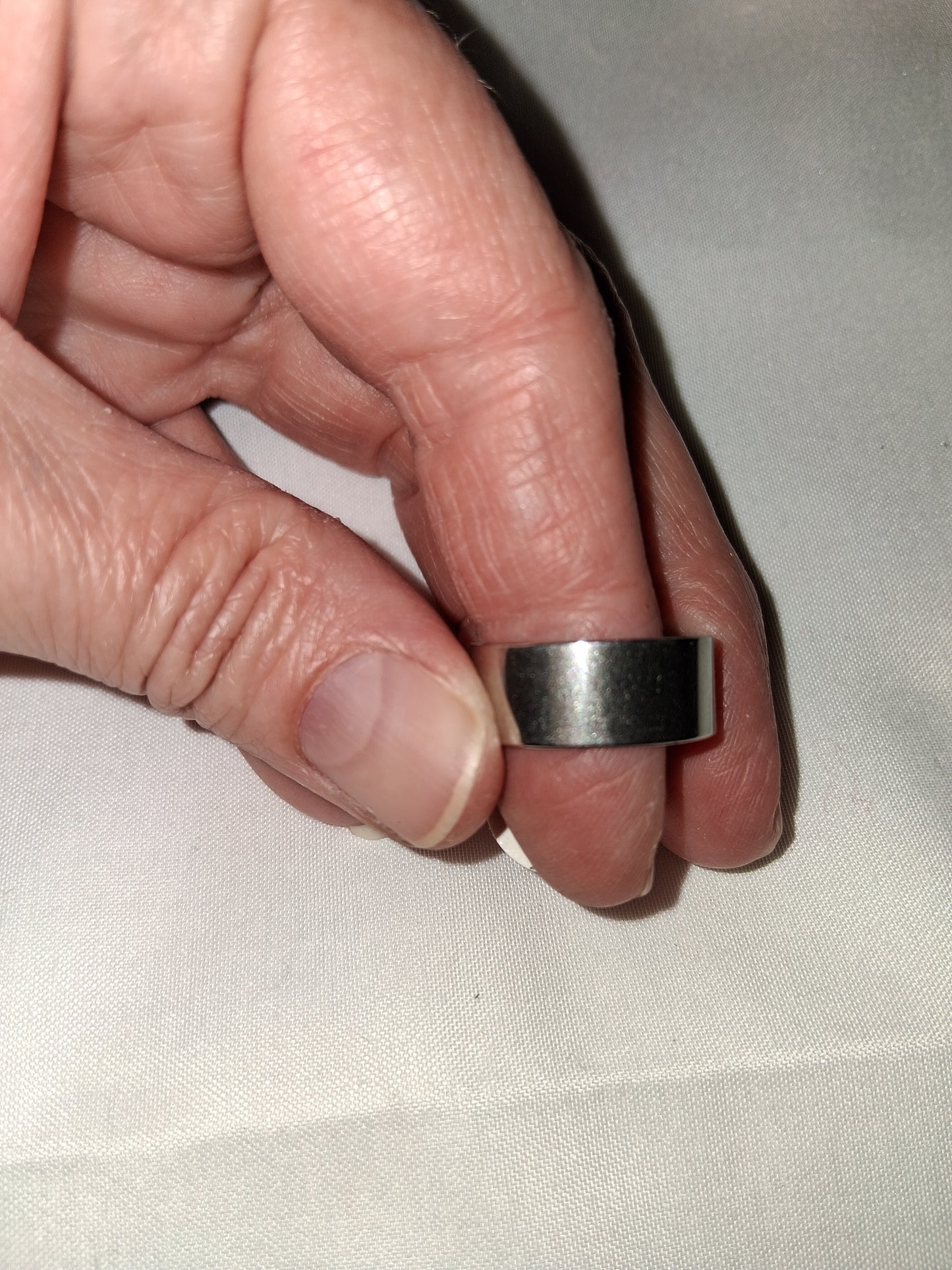 Mens stainless steel ring size 8