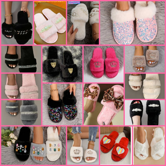 Slippers house shoes 1 pair