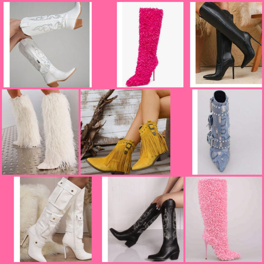 Cute boots 1 pair choose number option below