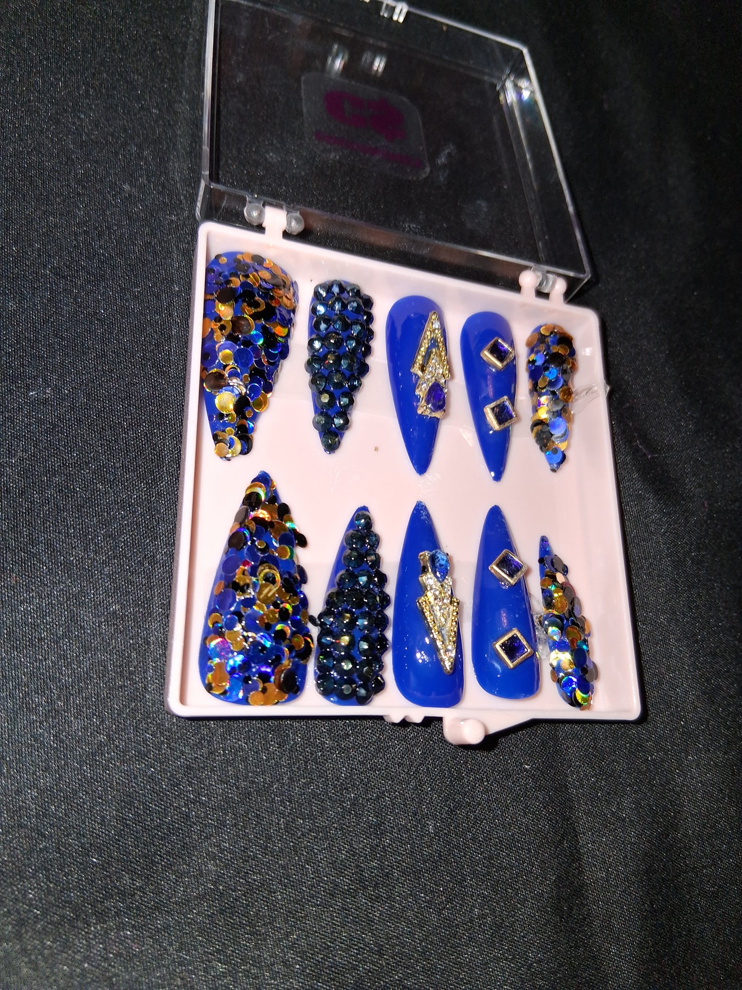 COCOMONEY NAILS CUSTOM ONE OF A KIND PIECES WITH NAIL BAG AND FREE GIFTS ACRYLIC