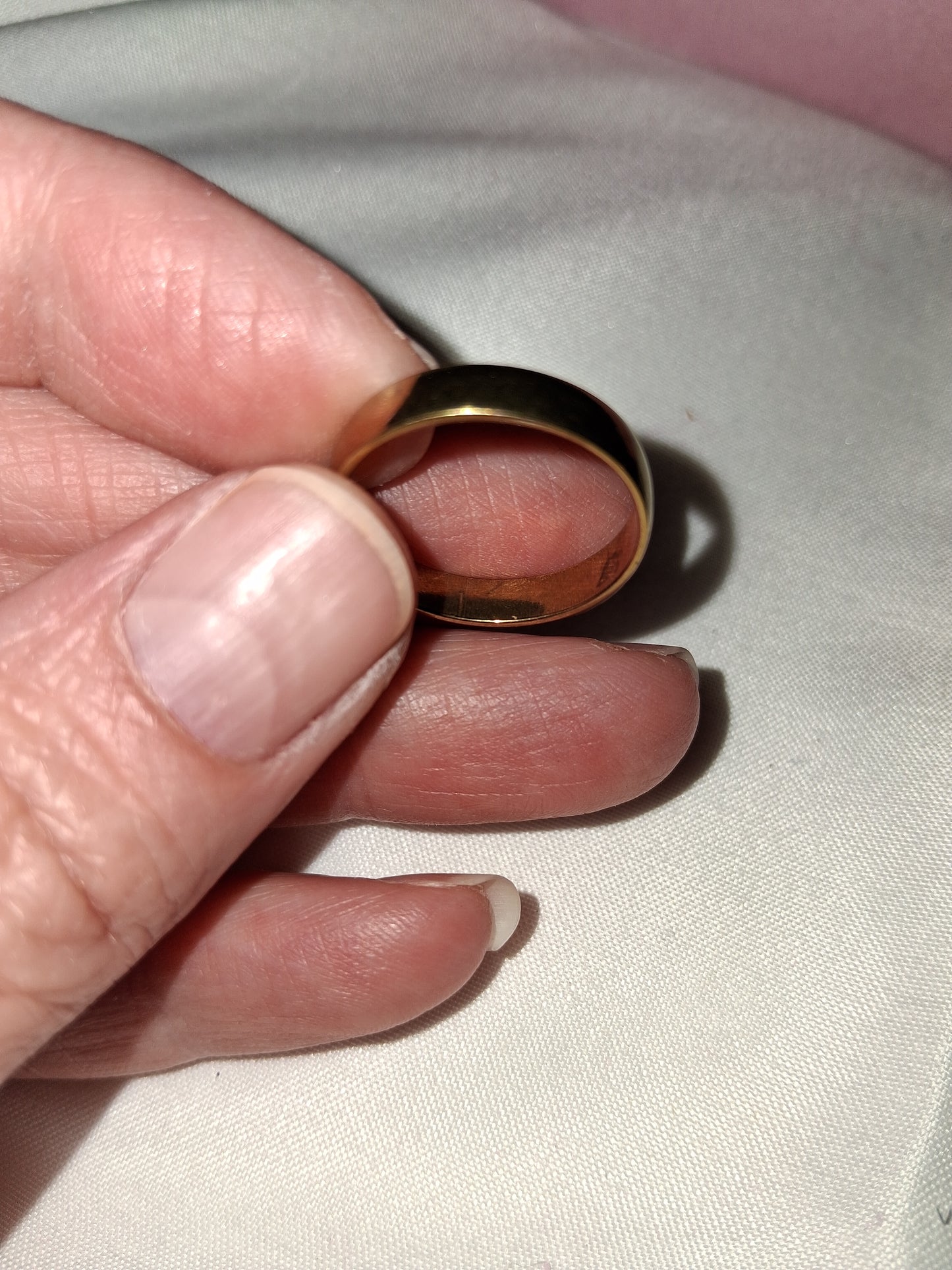 Unisex stainless steel ring size 8