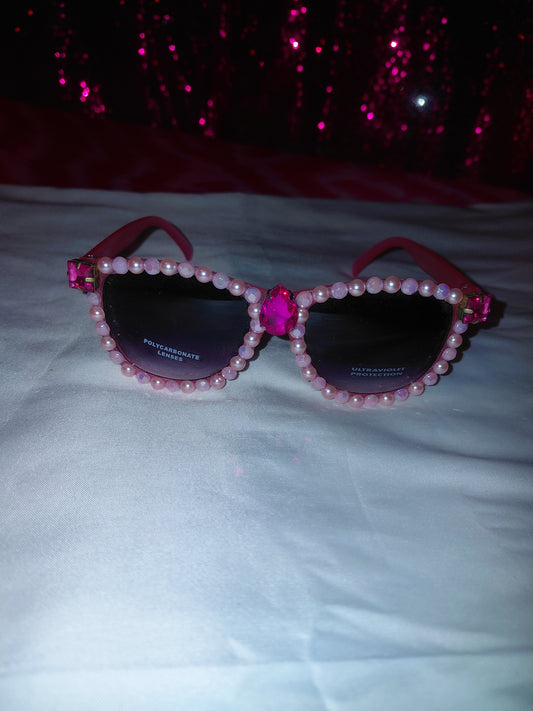 Cocomoney Glasses custom 1 of 1 pair sunglasses gemstones plastic materials uv COCOMONEY.STORE