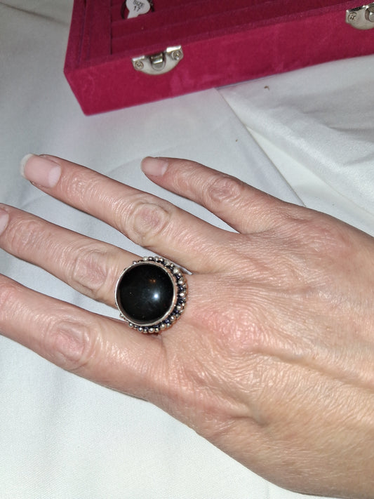 925 sterling silver ring size 10 COCOMONEY