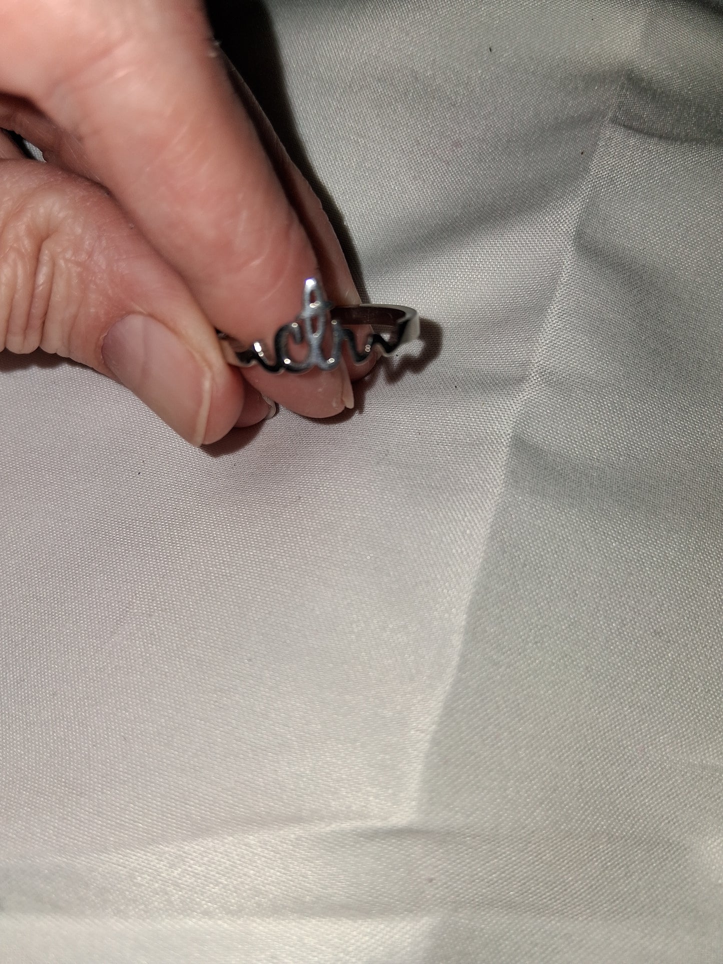 Mens stainless steel ring size 12