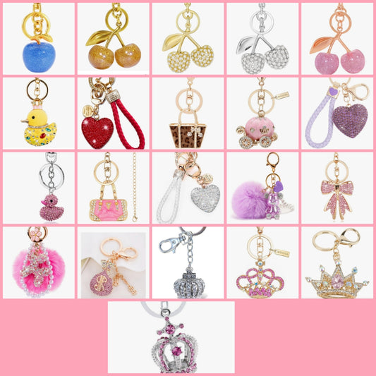 Gemstone Keychain Cute Made of Metal spice up your keys with these bling accessorie 1 piece