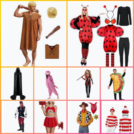 Adult Halloween costume comes with accessories show in its photo choose number by the costume you want