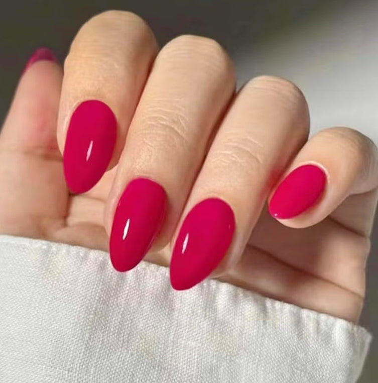 6 Packs (144 Pcs) Press on Nails Almond,Pink Press on Nails Medium,Short Almond Press on Nails,French Tip Fake Nails,Ombre Glue on Nails,Gel False Nails for Women, Stick on Nails Kit 12 styles