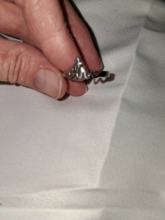Mens stainless steel ring size 12