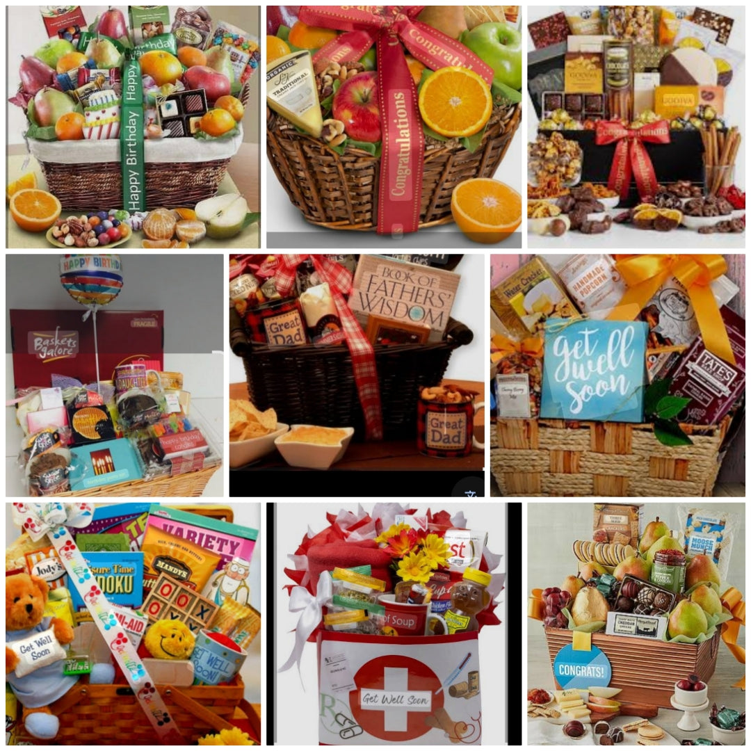 CUSTOM Makeup Gift baskets, Gift bags, Gift boxes, Gift buckets, Gift vases, and more