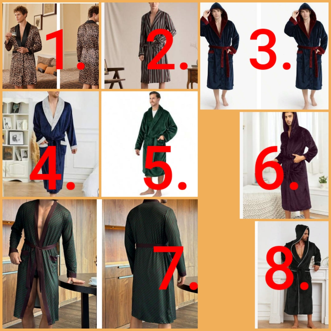 Mens Luxurious Robes choose number by the item you want