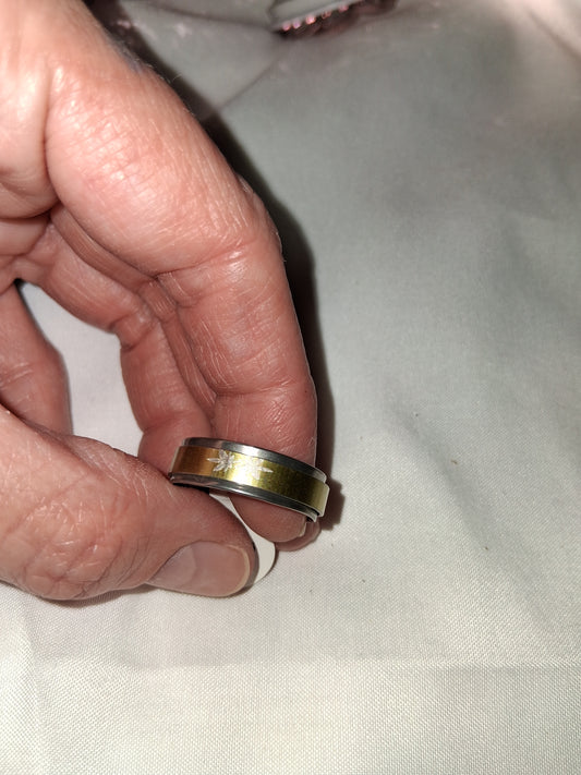 Mens stainless steel ring size 10