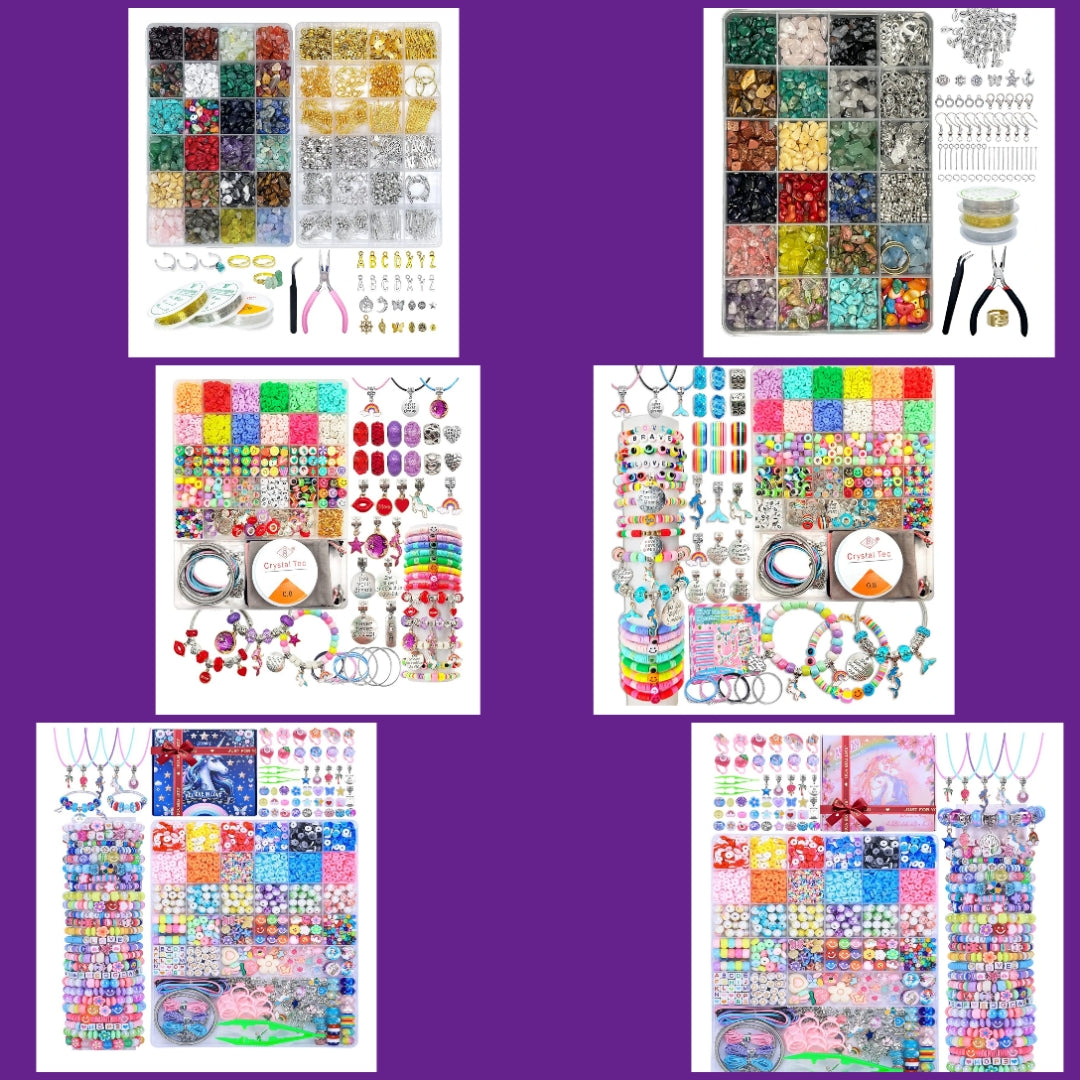Jewelry making kit 6 option choose number beside kit you want