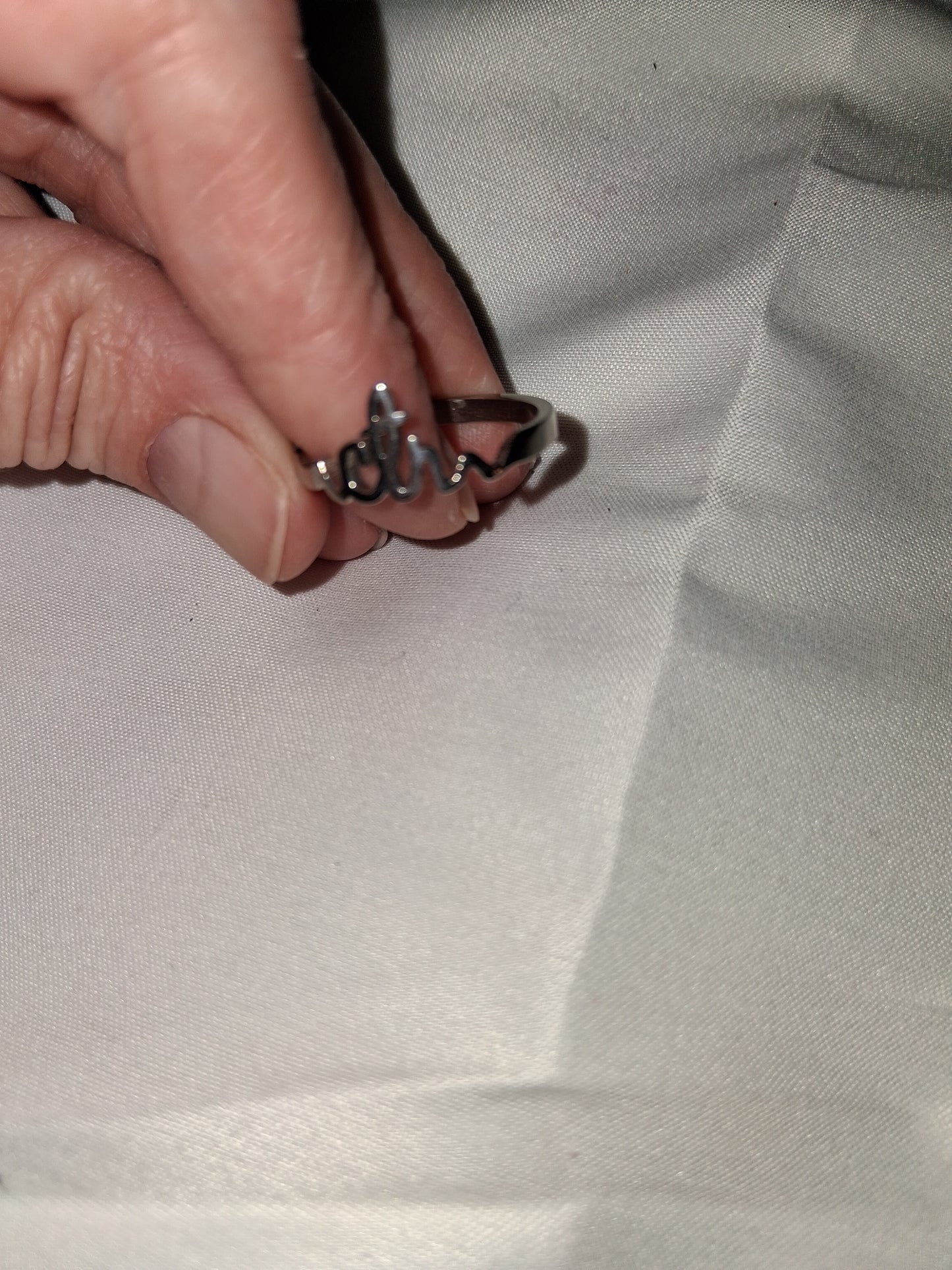 Mens stainless steel ring size 12
