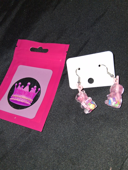 COCOMONEY EARRINGS BEAUTY AND ELEGANCE POSSIBLE MATERIALS PLASTIC RESIN METAL