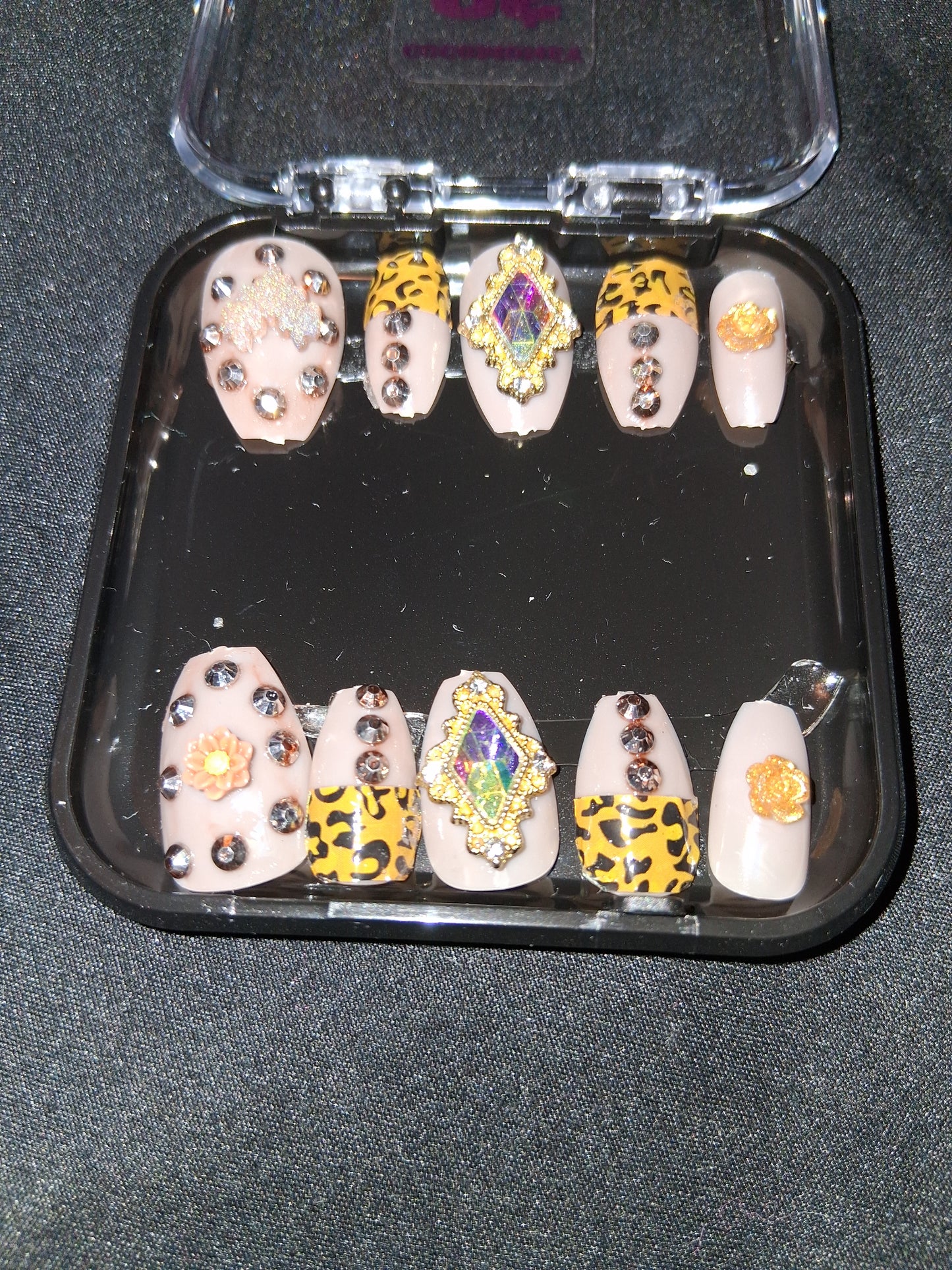 COCOMONEY NAILS CUSTOM ONE OF A KIND PIECES WITH NAIL BAG AND FREE GIFTS ACRYLIC