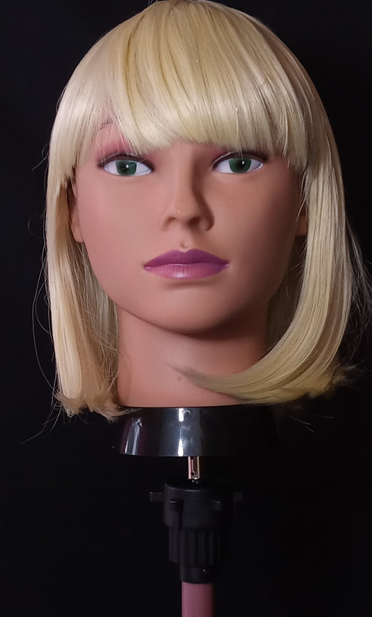 COCOMONEY WIG BLONDE SHORT BOB SYNTHETIC