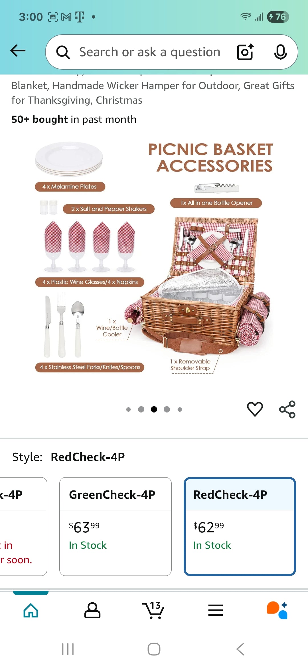 Picnic Basket for 2, Bridal Shower Gift Wedding Gifts with Mr Mrs Wine Glasses and Greeting Card, Engagement Newly Weeding Gifts for Couples 2025, Wicker Picnic Set Kit with Blanket Cooler for Beach