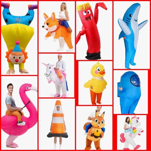 Adults Inflatable Halloween Costumes Blow Up with pump