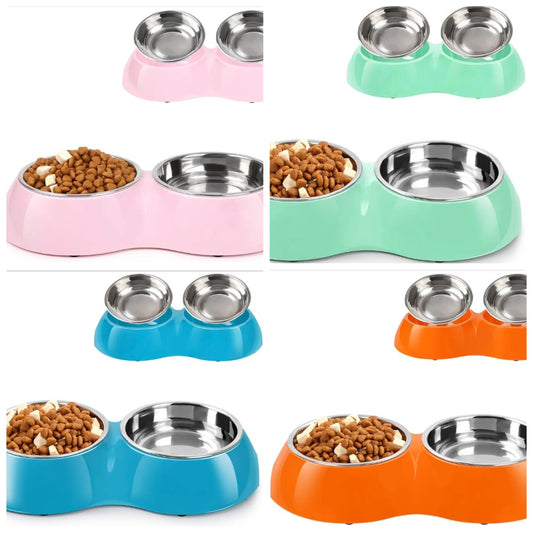 Double Dog Bowl Set 4 colors to choose from