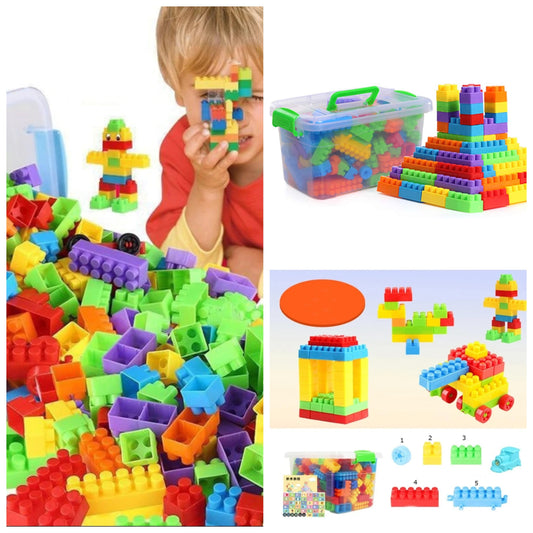 90pcs/Set Big Particle Assembly Early Educational Plastic Toy Building Block Box Random Shipment cpc certificate