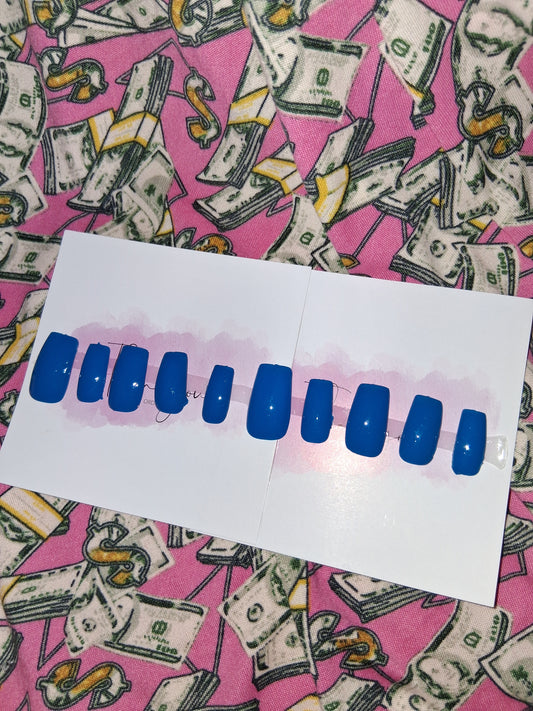 COCOMONEY NAILS CUSTOM 1 OF 1 GLUE ON PRESS ON COMES WITH FREE GIFTS #g8