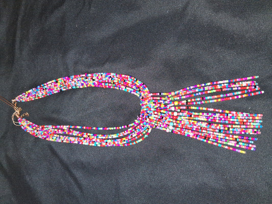 COCOMONEY BEADED NECKLACE 26IN
