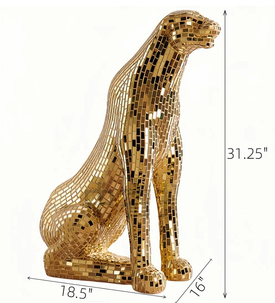 31.25" SITTING PANTHER