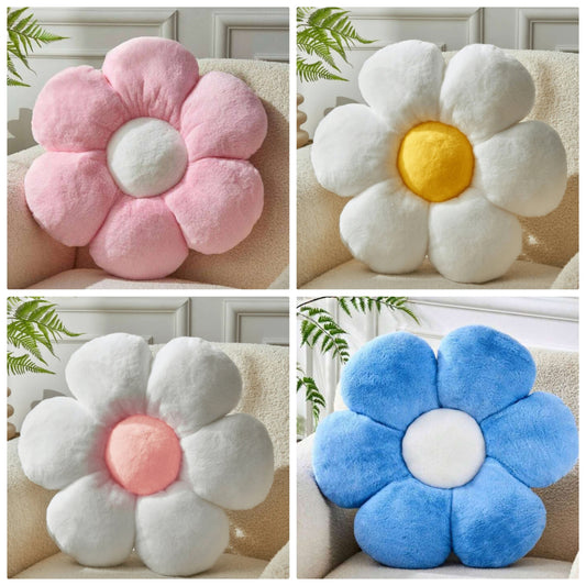 1pc Floral Decorative Pillow, Cute And Soft Flower Shaped Pillow, 11.8 Inch / 15.7 Inch Floral Plush Pillow Floor Cushion For Spring, Easter Bedroom Living Room Room Decoration, Spring Gift For Family And Friends