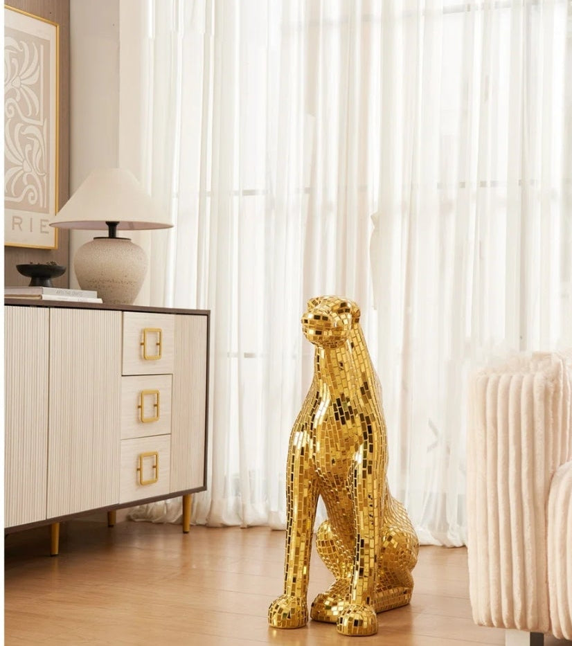 31.25" SITTING PANTHER