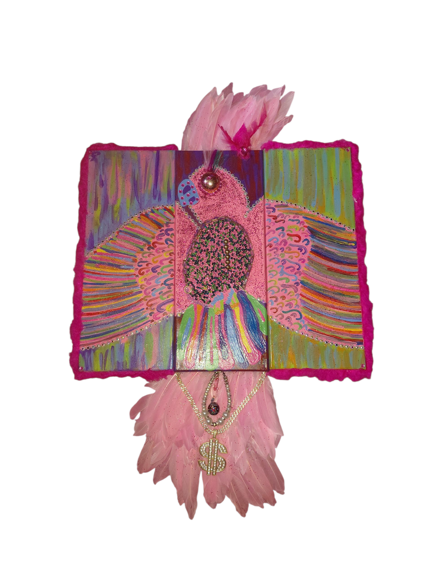 FREE BIRD✅️ CUSTOM PAINTING BY COCOMONEY 1 OF A KIND PIECE. 60×24 Inches 3 piece 1 painting connects together and makes 1 stunning piece of art signed C$ COCOMONEY by me personally dated and signed on the back.
