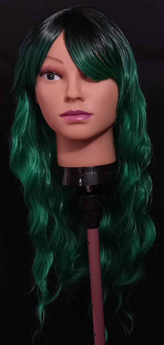 COCOMONEY WIG LONG GREEN ABSOLUTELY GORGEOUS