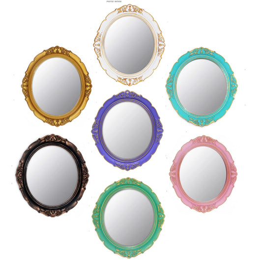 Hanging Mirror 14.8 x 13.1 inchs Oval Mirror