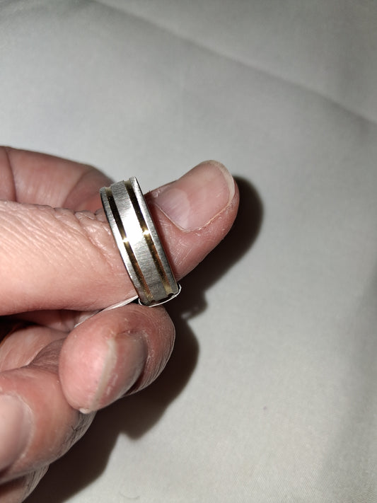 COCOMONEY Men's ring costume jewelry size 11.5 stainless steel