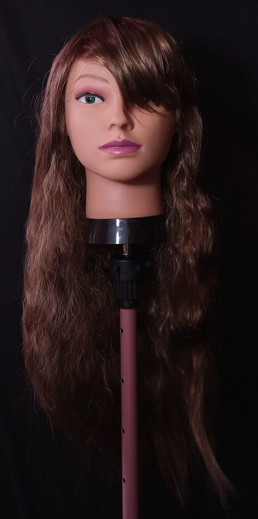 COCOMONEY WIG LONG BROWN SYNTHETIC