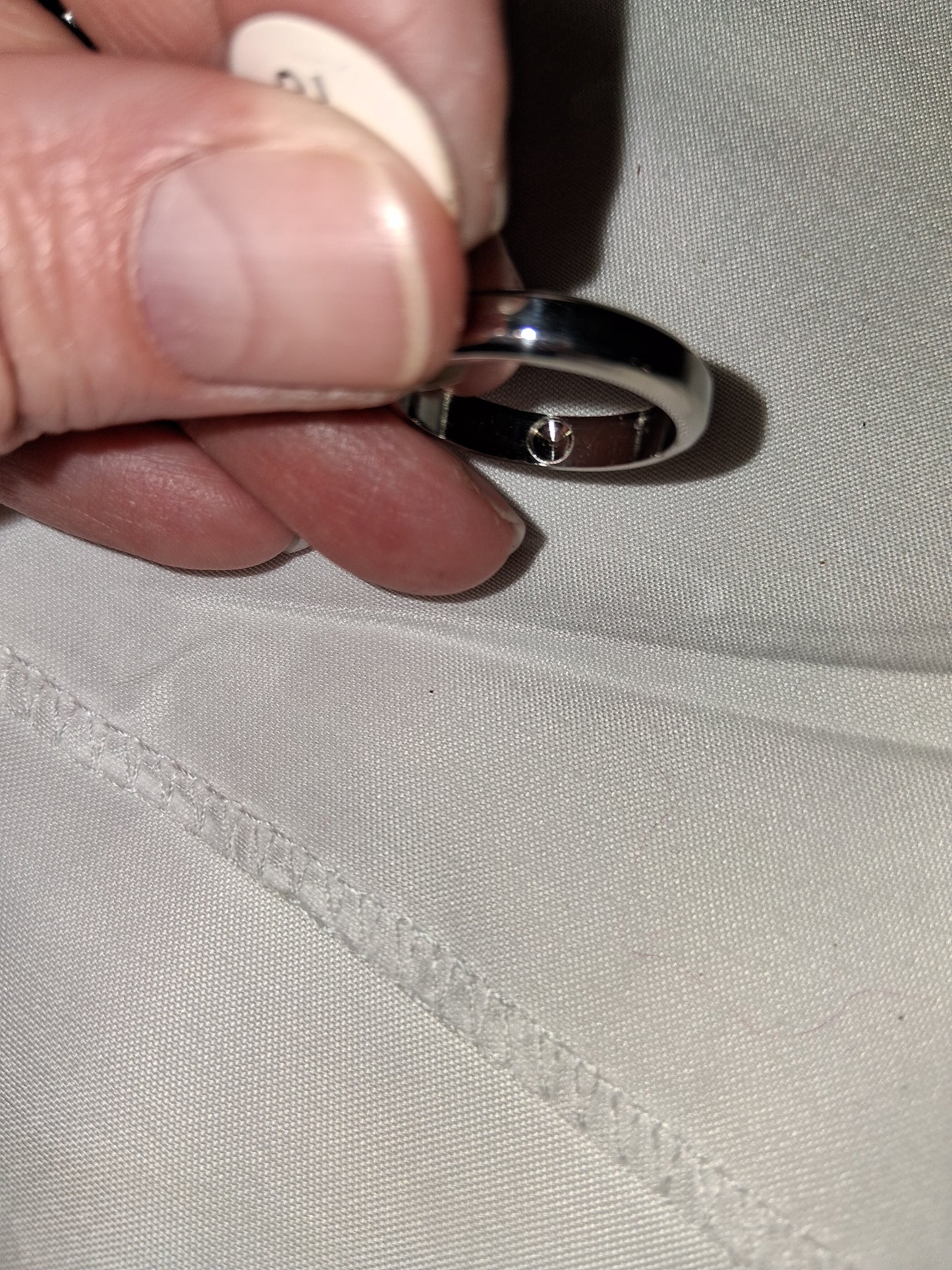 Mens stainless steel ring size 8