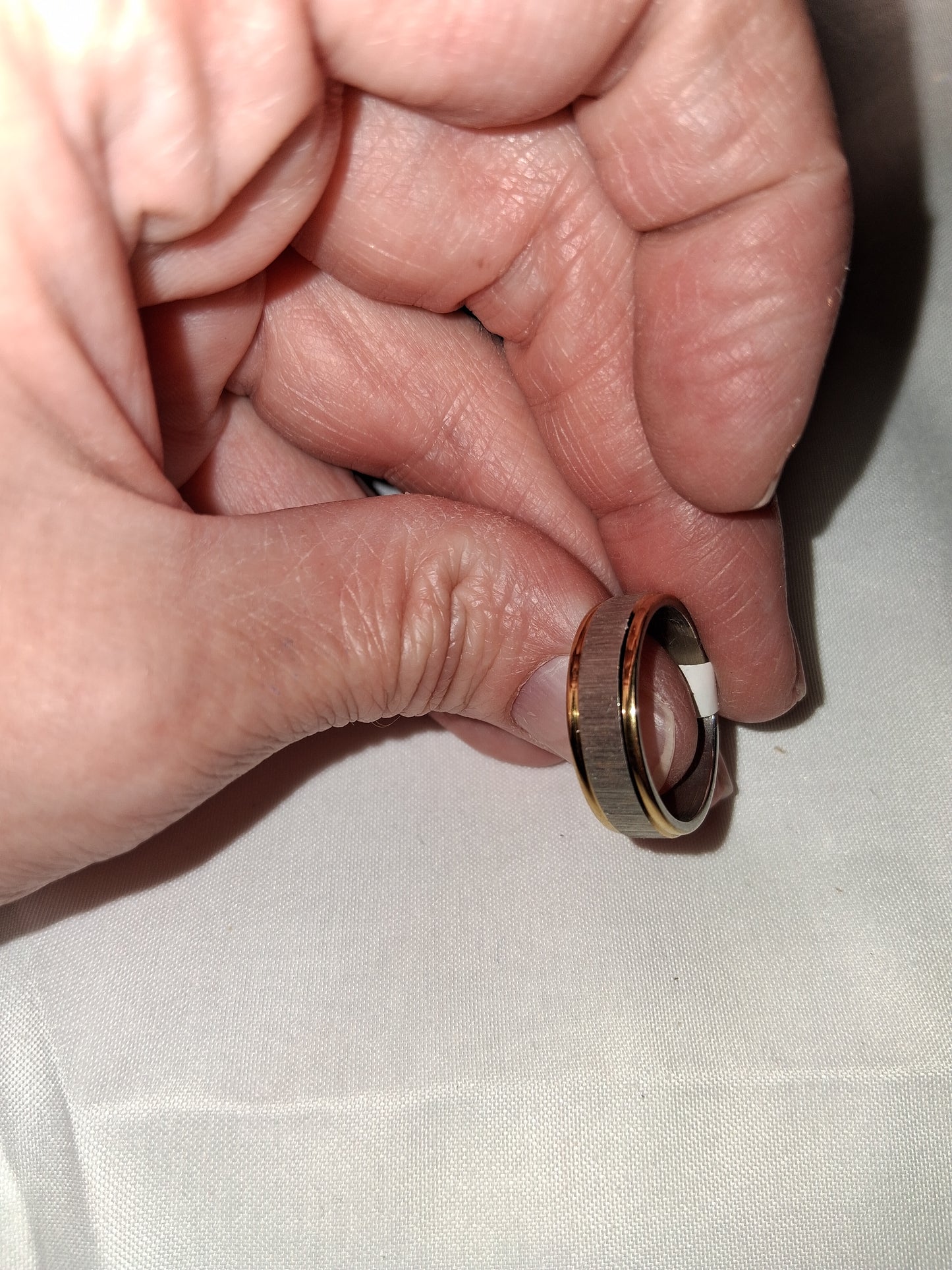 Mens stainless steel ring size