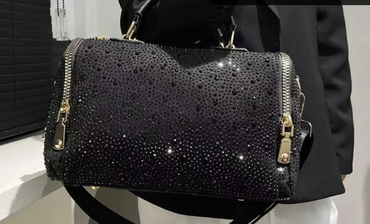 COCOMONEY EMBELLISHED HAND BAG
