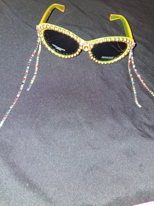 COCOMONEY GLASSES 1 OF A KIND CUSTOM SUN GLASSES PLASTIC 🕶 comes with free gifts 🎁