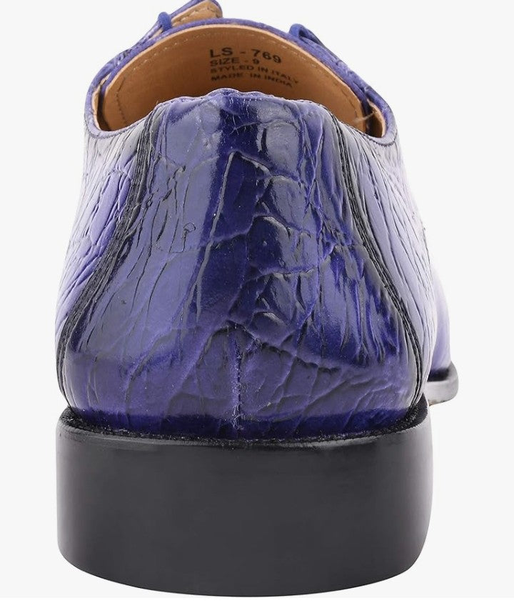 Mens Oxford Dress Shoes Purple